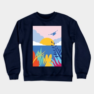 Sea and Sun Crewneck Sweatshirt